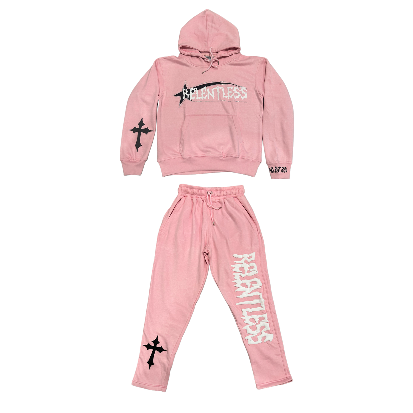 Pink/Black/White “Relentless Angel” Full Tracksuit