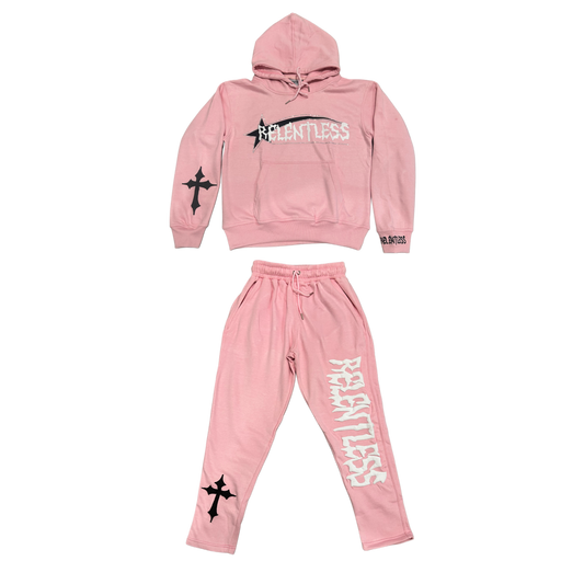 Pink/Black/White “Relentless Angel” Full Tracksuit